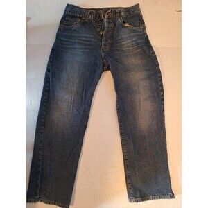 Hurley Button Fly Blue Denim Jeans Men's Size W 30, L 29